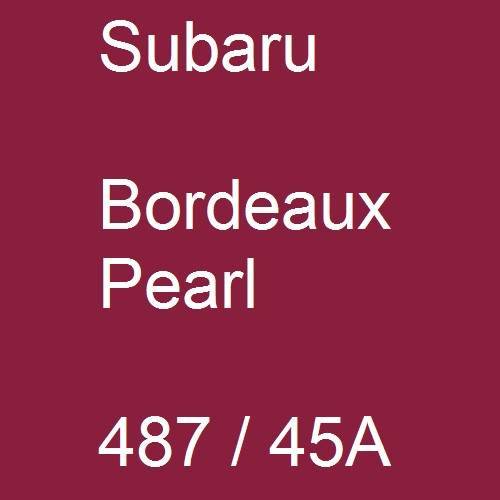Subaru, Bordeaux Pearl, 487 / 45A.